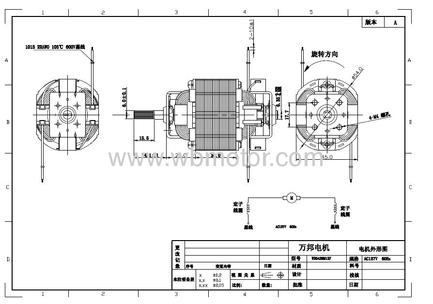 5430 100-250V50-60HZ0.6 A 8000-10000rmp Juice AC Motor