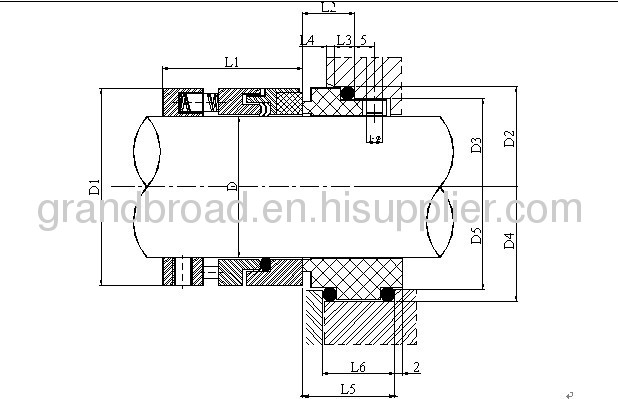 Equivalent to Eagle Type H1 Multi Spring Mechanical Seal