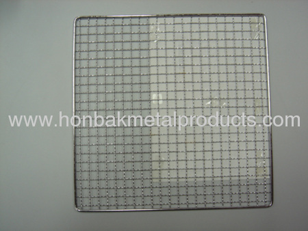 Crimped barbecue grill netting/barbcue wire mesh