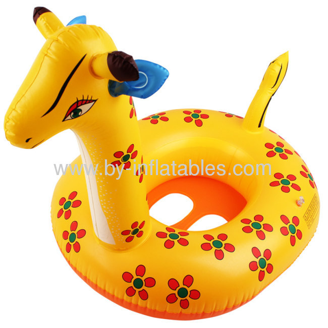 Sika deer shape inflatable kid swim seat