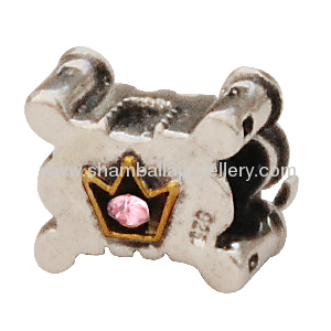  Wholesale Pandopra Sterling Silver Happily Ever After Charm Beads Cheap