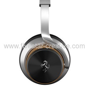 Ferrari by Logic 3 Cavallino T250 Tan Classic Style Headphones with Universal Remote and Microphone