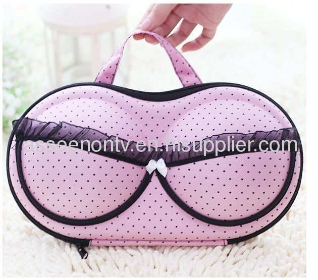 Lovely travel underwear Bra storage box with cover 