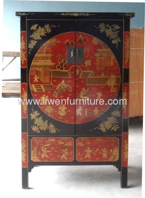 classical big painted wardrobe