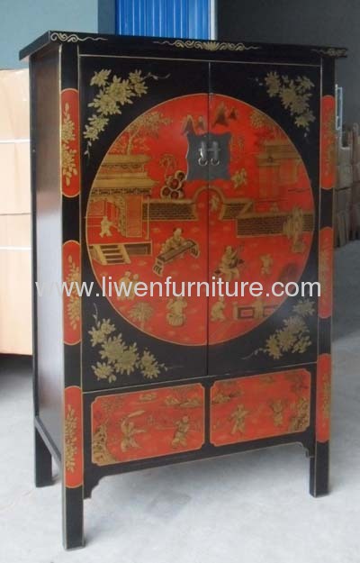 classical big painted wardrobe