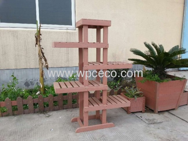 multi-purpose outdoor wpc display stand / wpc Flower stand