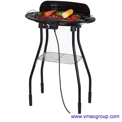 Electric indoor grills bbq with leg