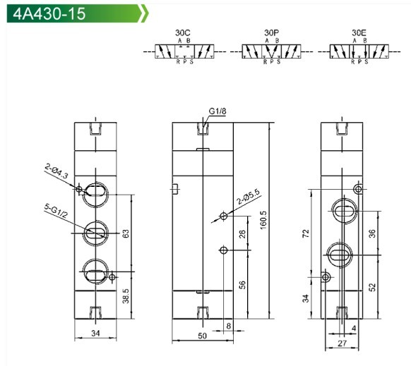 4A400 Series Pneumatic Control Valve