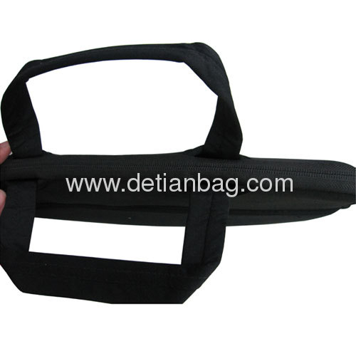 2013 black fashion designer 17 laptop sleeve with handle