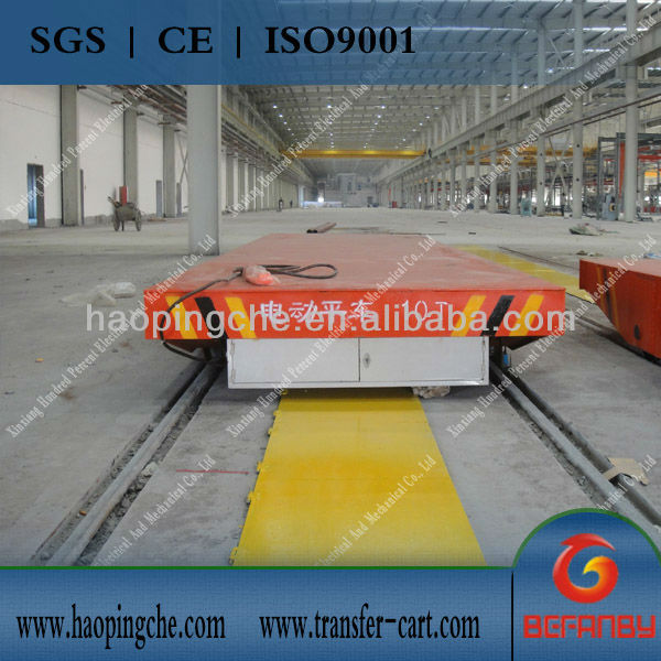 Production line use rail trolley