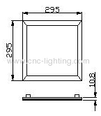 220-240V 16W 1x1ft 300X300MM LED Panel Light (Triac Dimmable)