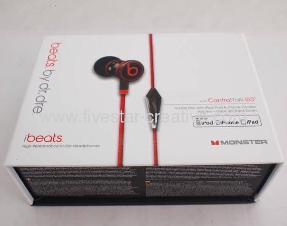 iBeats In-Ear Noise Isolation Headphones with ControlTalk from Monster Black