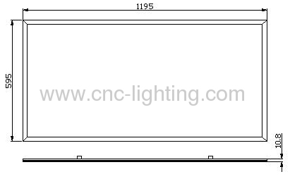 175-265V 55W 2x4ft 600x1200mm LED Panel Light (0-10V Dimmable)