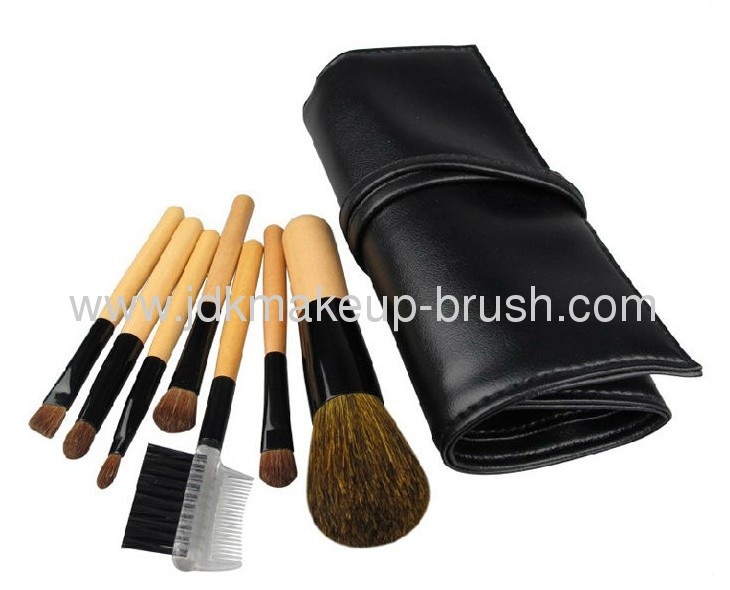 Wholesale 7pcs Makeup Brush Set with PU Case 