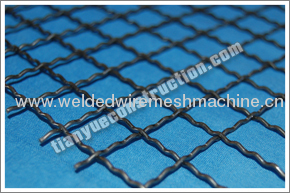 Mn steel crimped wire mesh