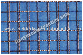Mn steel crimped wire mesh