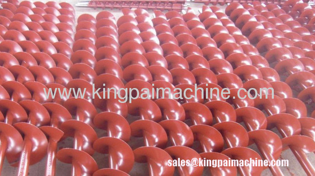 U shape screw conveyors spiral conveyor