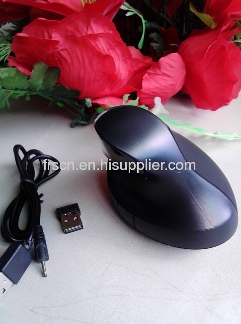 5d novelty ergonomic vertical design 2.4g wireless mouse