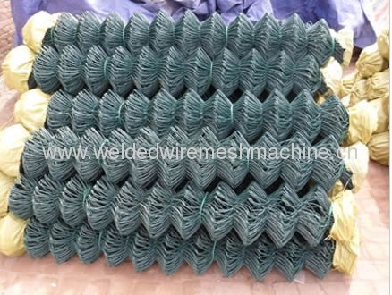 PVC coated chainlink fence