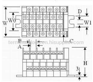 Double Layer Terminal Block (TD-025)