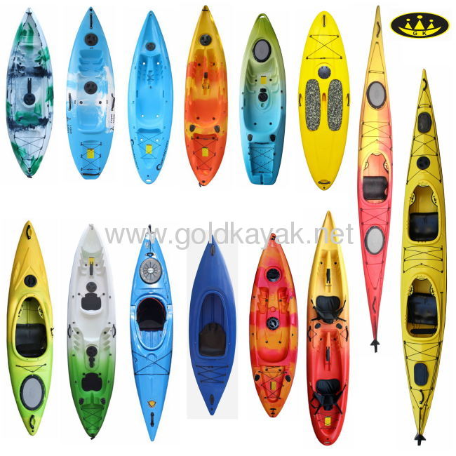 sit on top kayak/ sit in kayak/ white water kayak/ sea kayak/ single kayak/ double kayak