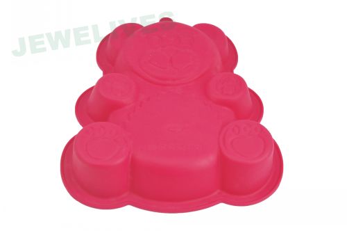 Bear silicone mold in Candy color