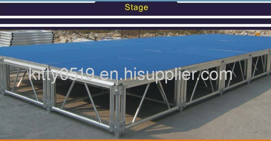 Factory Direct Marketing Plywood Aluminium Stage or steel stage / Mobile stage with Adjustable Height 