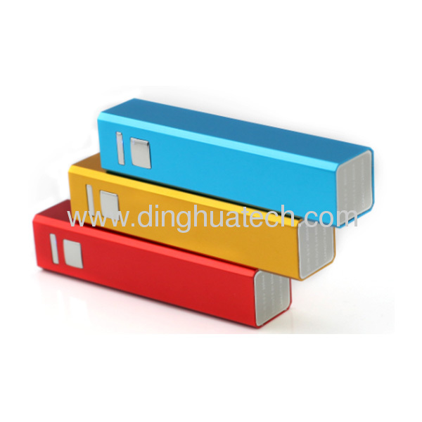 Fashion style colorful protableEmergency charger with18650 Lithium Battery
