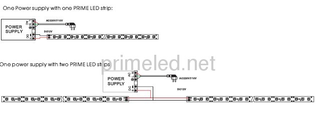 Blue LED Flex Strip, 3528SMD, 60/120led/m, 4.8/9.6W