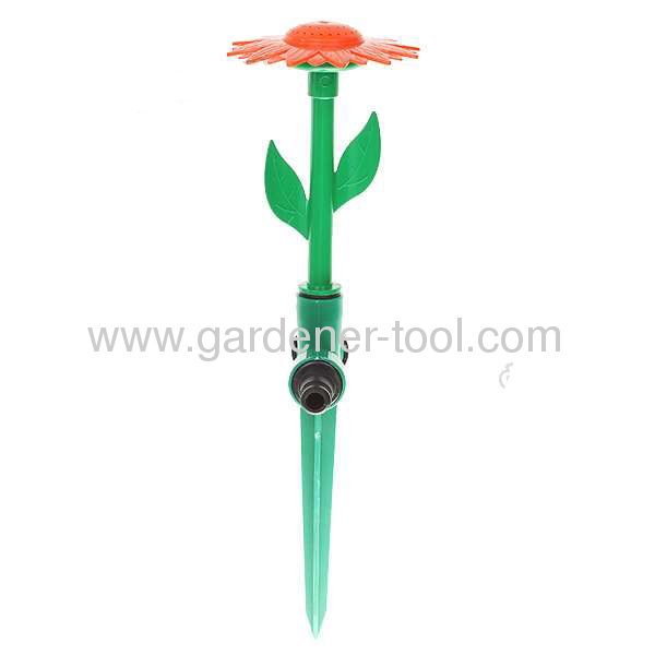 Daisy Flower Sprinkler With double color at the head yard sprinkler water sprinkler plastic garden sprinkler