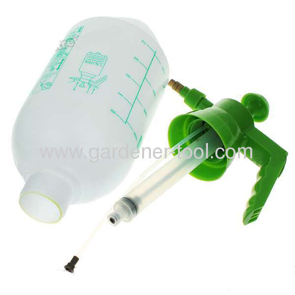 1.0L Air Pressure Garden Sprayer With Brass Nozzle and PE Bottle.