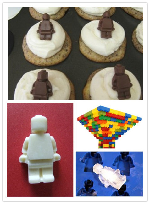 LEGO MINIFIGURE CAKE JELLO BROWNIE MOLD PARTY CAKE PAN FAST US SHIPPING
