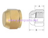 Brass pipe fitting Flare Seal Caps