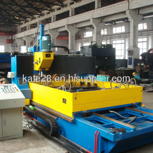 Gantry Movable double working table CNC Plate Drilling Machine