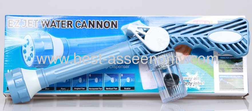 EZ JET CANNON WATER Family Use Garden High-Pressure Water Jet For Floor / Plant / Swimming Pool / Wall