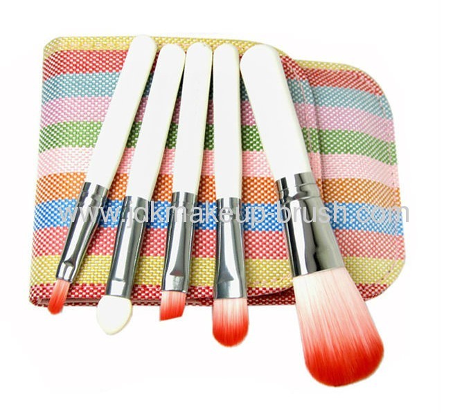 Elegent5pcs Mini Travel Makeup Brush Set