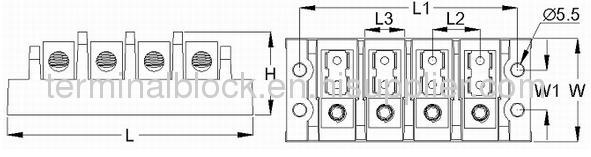 Power Distribution Terminal Block (TGP-085-04A)