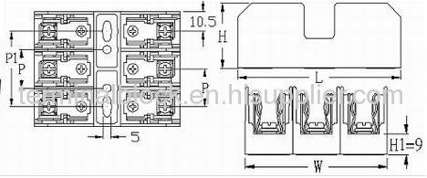 10x38 30A Fuse Block (FB-M032PQ)