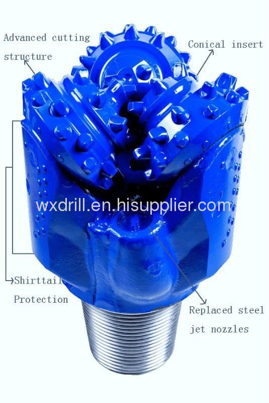 tci tricone bit/roller cone bit/rock bit for water well drilling