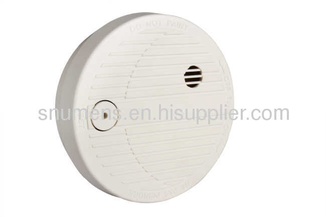 Stand alone110-230 VACpower with 9V backup battery smoke alarm