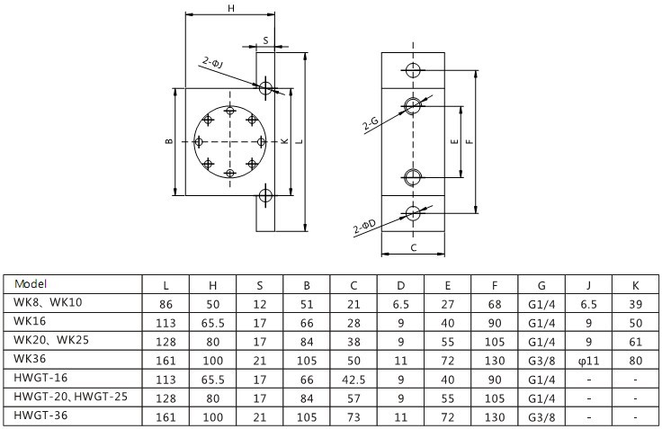 Gear type pneumatic vibrator