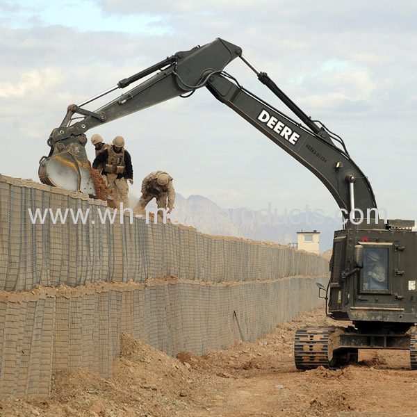 wire mesh military defence barrier