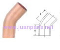 Copper fitting 45°Elbow Connection FTGXFTG