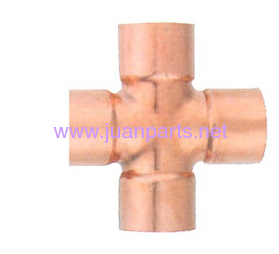 Copper pipe fitting Cross C x C x C x C