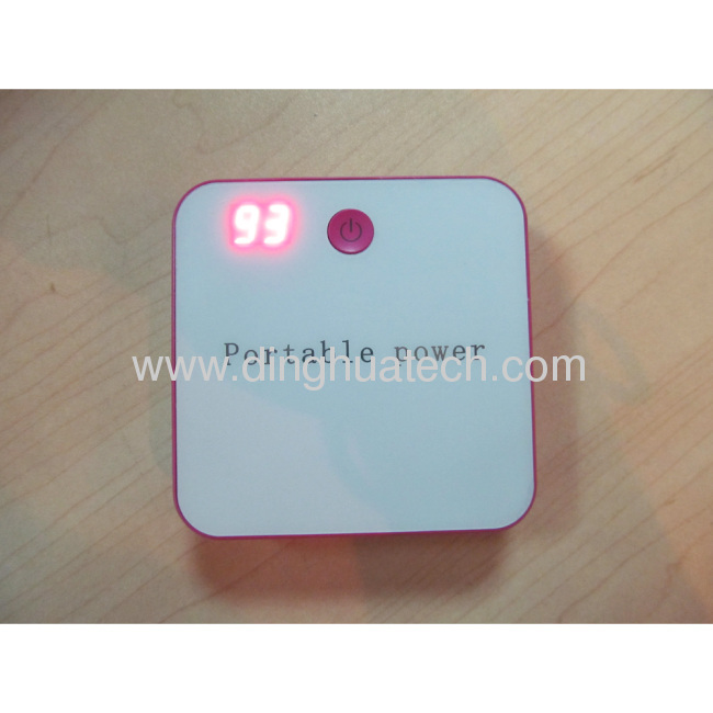 ABS polymer lithiumion colorful oval protable mobile sourse(3000 mAH)