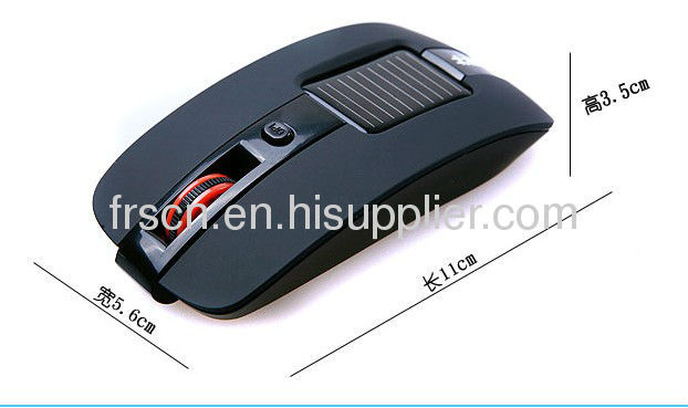 rechargeable solar battery 2.4g wireless solar mouse