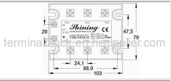 DC to AC Solid State Relay (SSR-T25DA)