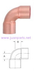 90 degree Elbows copper fittings CXC Short Radius