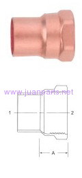 Female adapter Copper pipe fittings CX F