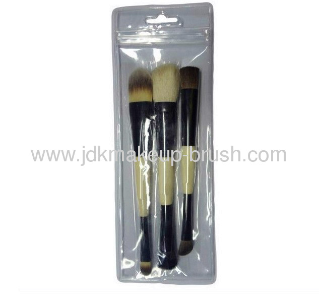 3PCS Duo Head Cosmetic Brush Kits